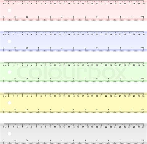 Lineal cm / mm online, tatsächliche Größe